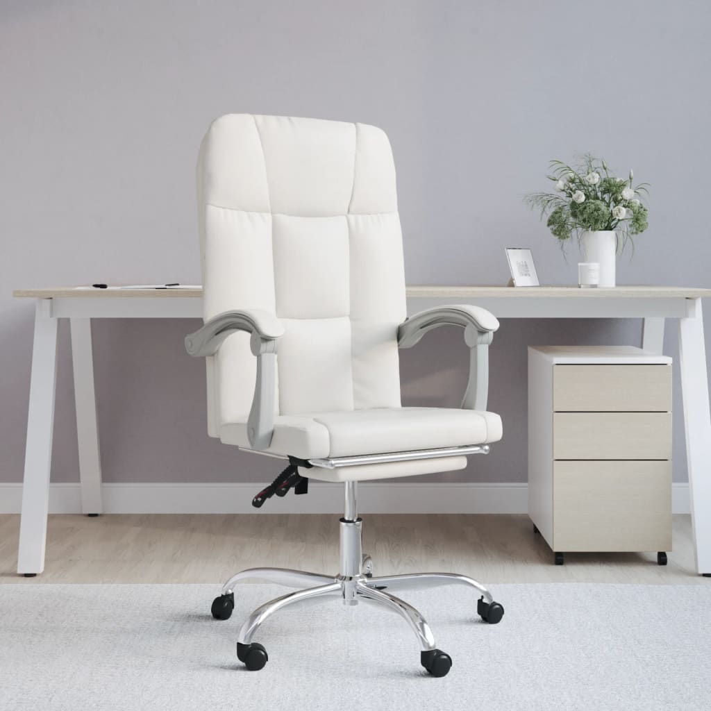 Silla De Oficina Reclinable Cuero Sintético
