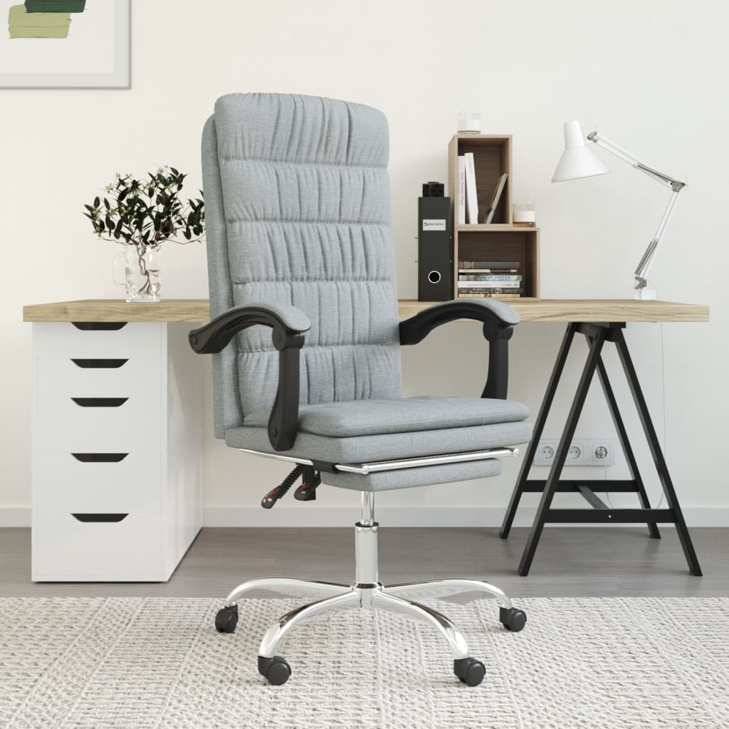 Silla De Oficina Reclinable De Tela