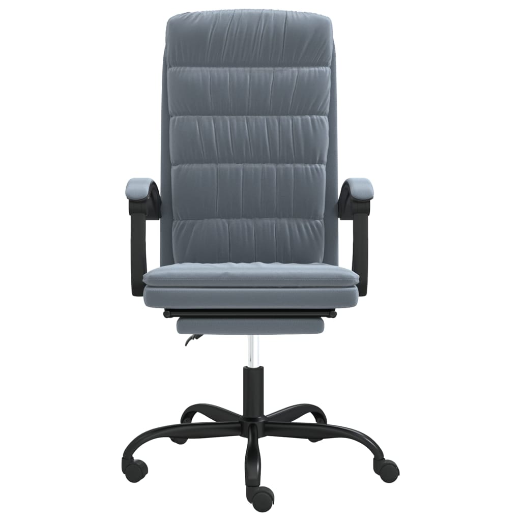 Silla De Oficina Reclinable De Terciopelo