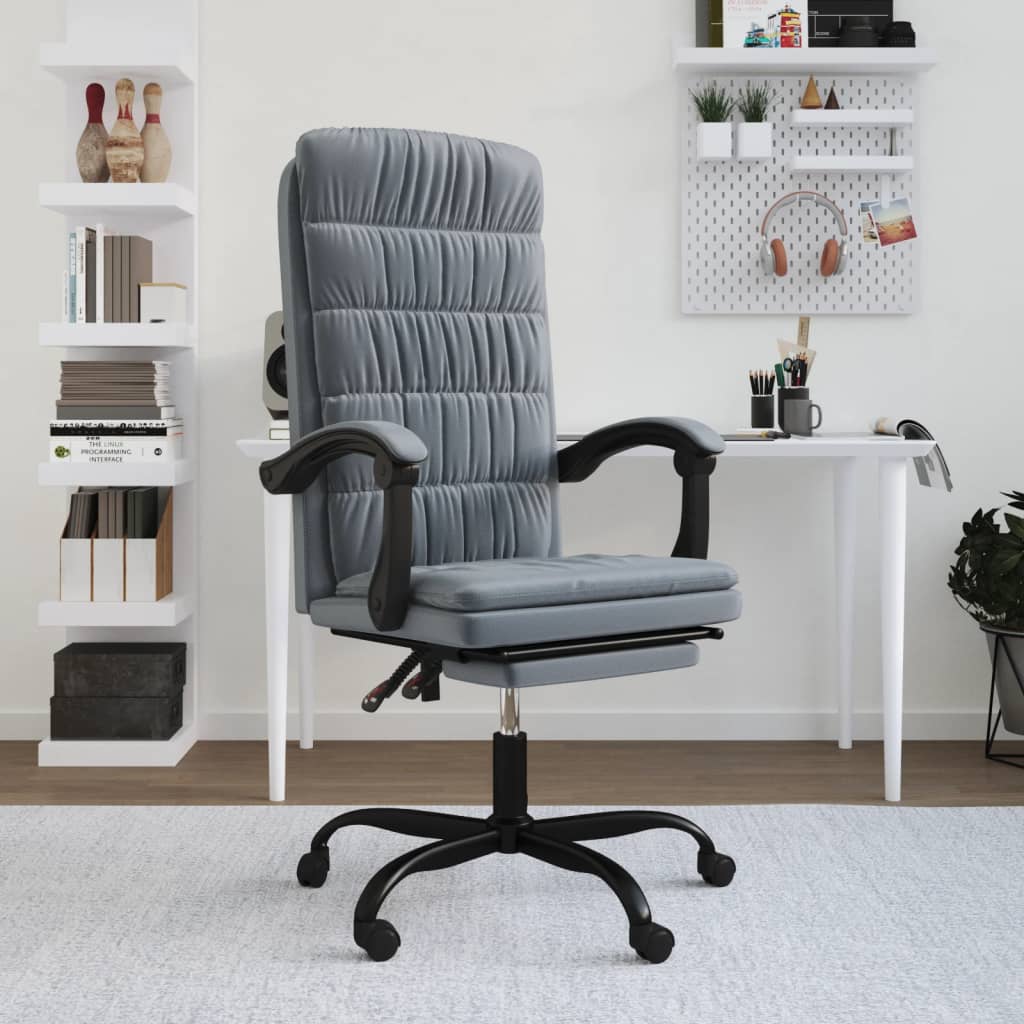 Silla De Oficina Reclinable De Terciopelo