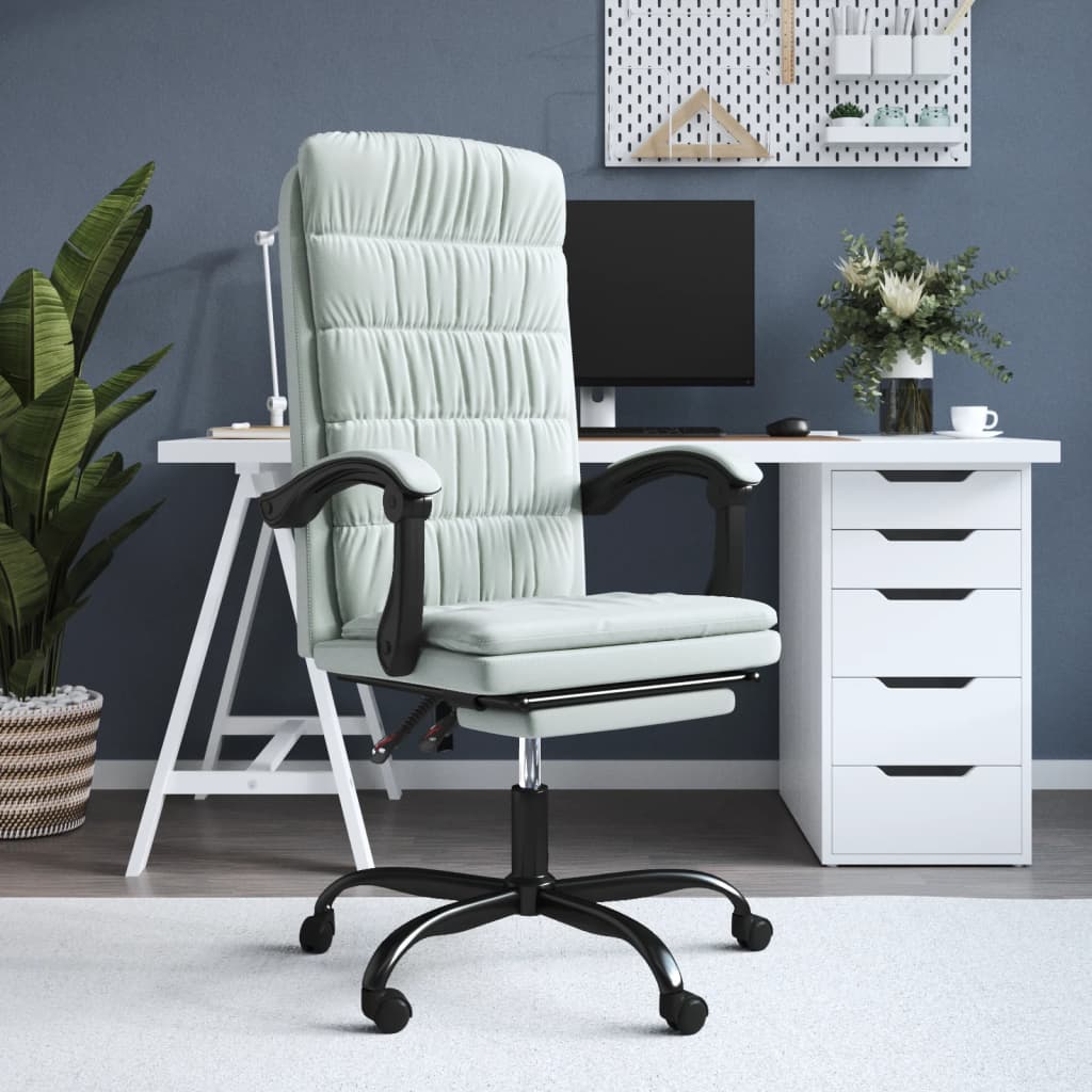 Silla De Oficina Reclinable De Terciopelo