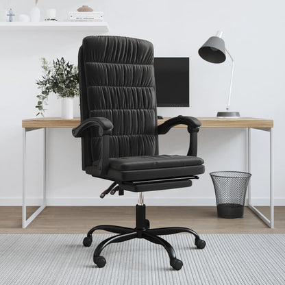 Silla De Oficina Reclinable De Terciopelo