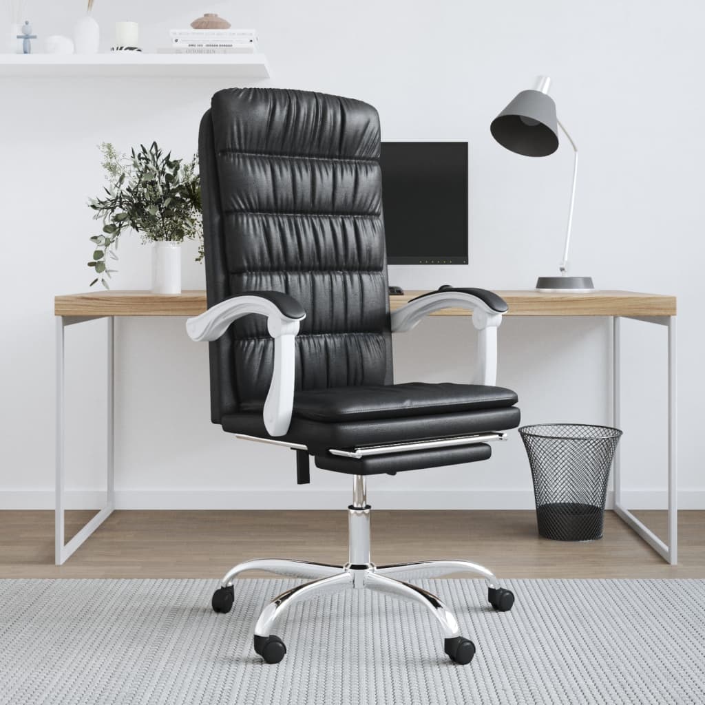 Silla De Oficina Reclinable Cuero Sintético