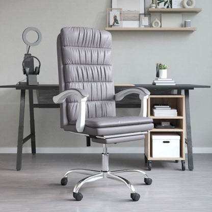 Silla De Oficina Reclinable Cuero Sintético