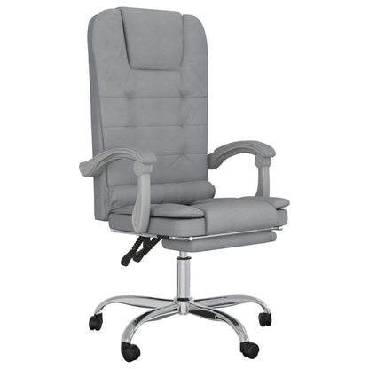 Silla De Oficina Reclinable Con Masaje De Tela