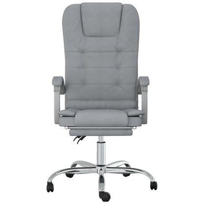 Silla De Oficina Reclinable Con Masaje De Tela