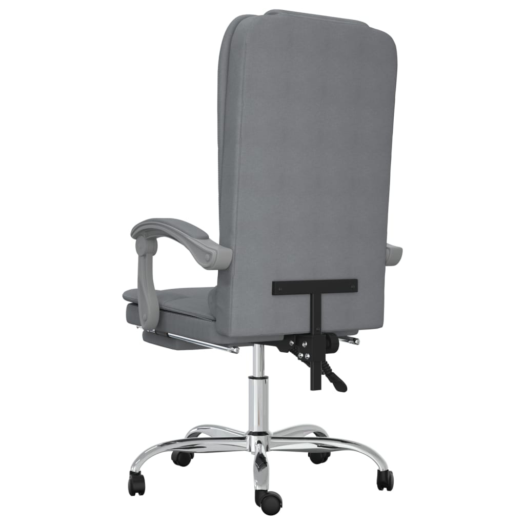 Silla De Oficina Reclinable Con Masaje De Tela