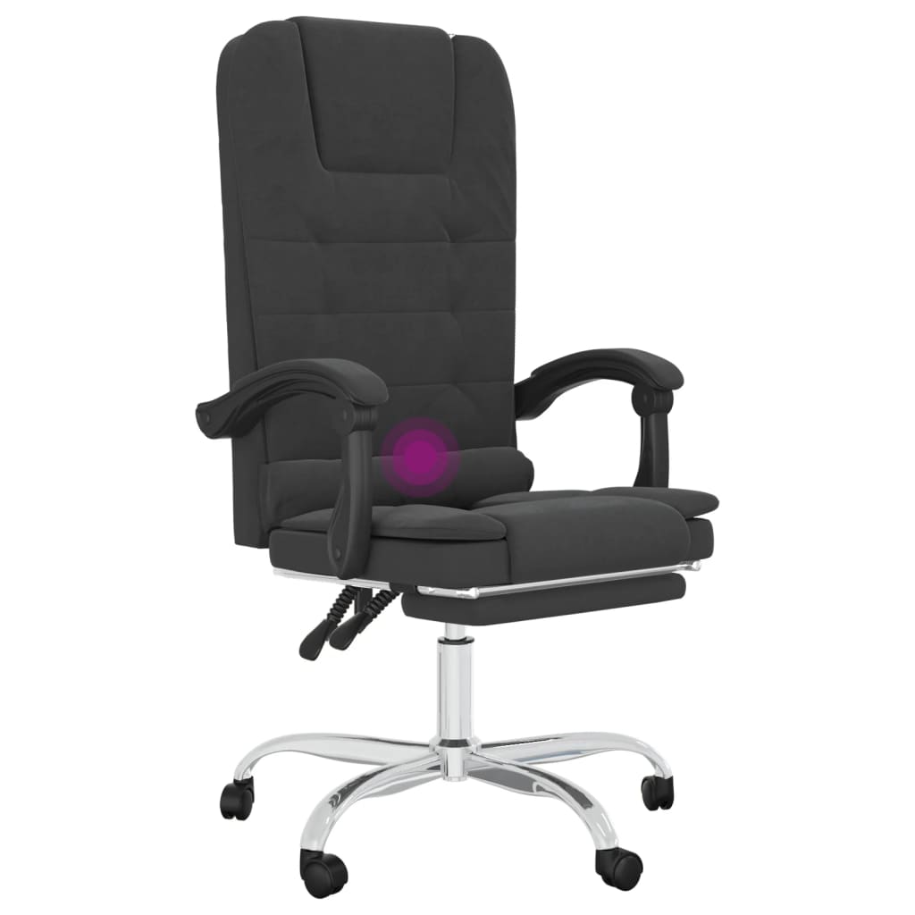Silla De Oficina Reclinable Masaje Cuero Sintético