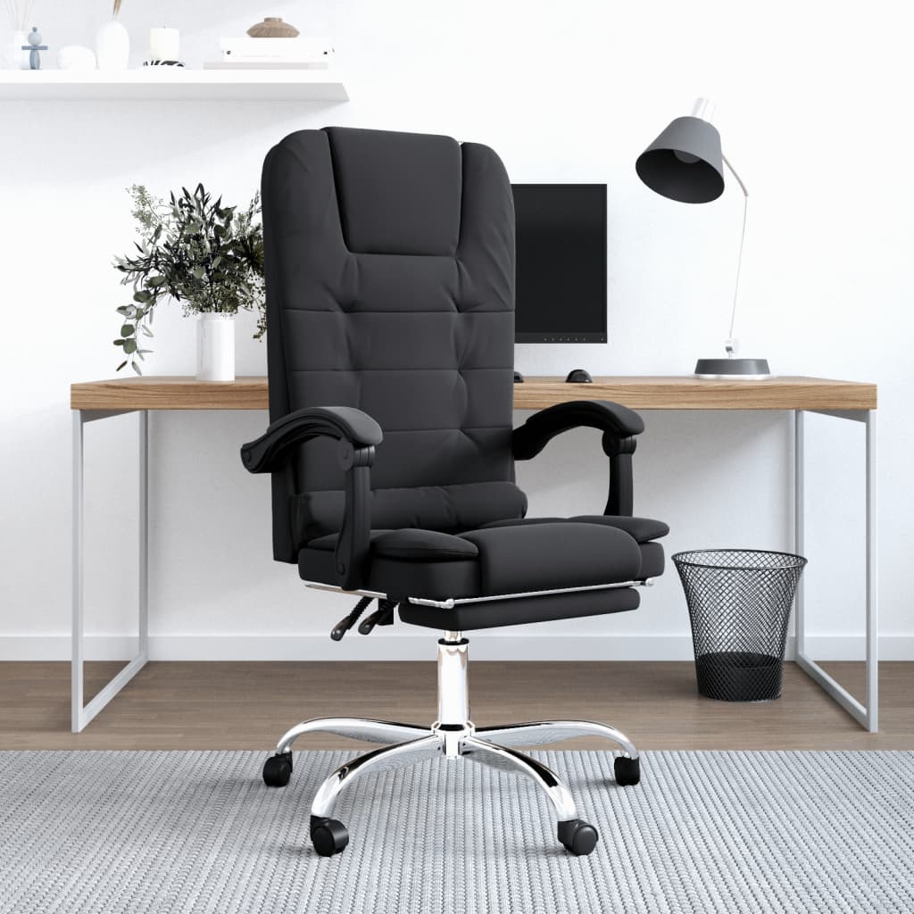 Silla De Oficina Reclinable Masaje Cuero Sintético
