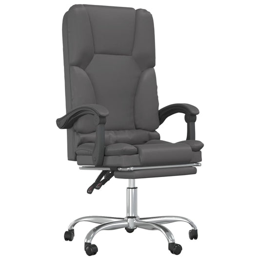 Silla De Oficina Reclinable Masaje Cuero Sintético