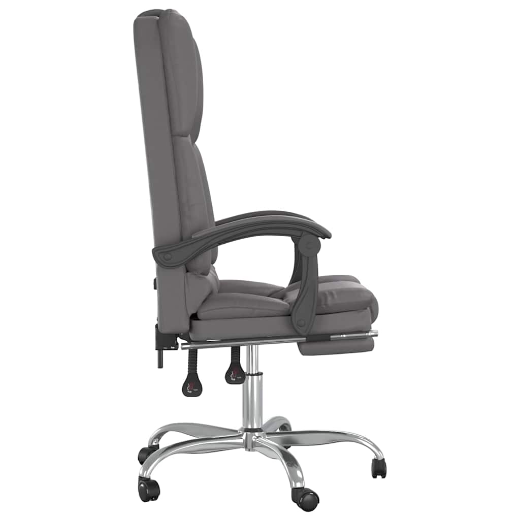 Silla De Oficina Reclinable Masaje Cuero Sintético
