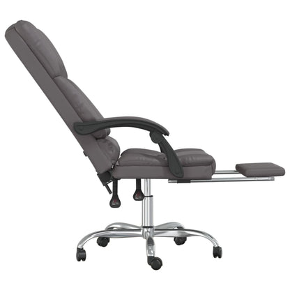 Silla De Oficina Reclinable Masaje Cuero Sintético