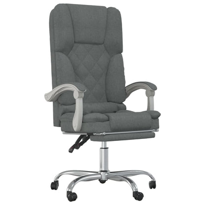 Silla De Oficina Reclinable Con Masaje De Tela