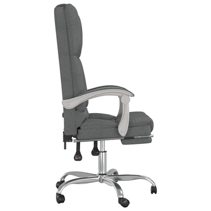 Silla De Oficina Reclinable Con Masaje De Tela