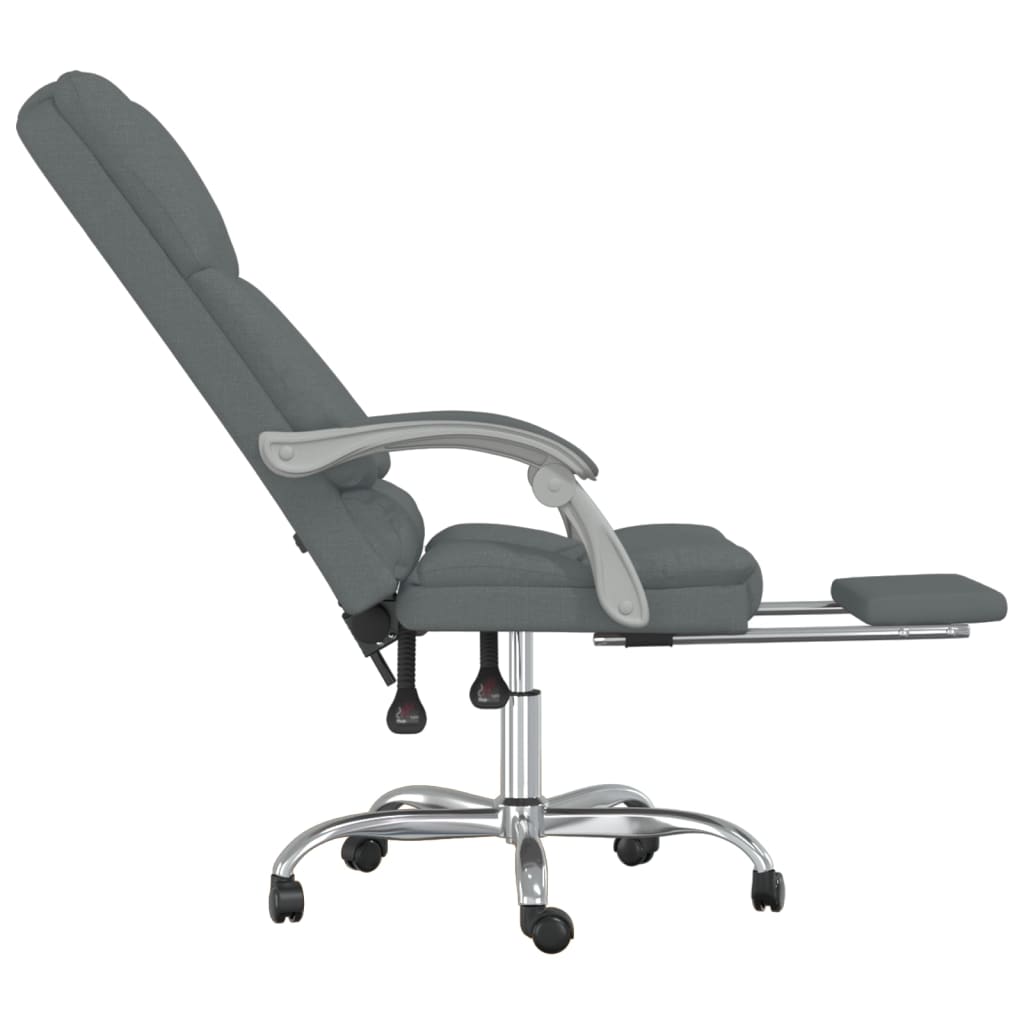 Silla De Oficina Reclinable Con Masaje De Tela