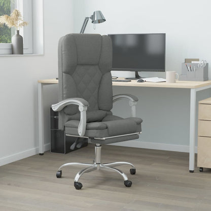 Silla De Oficina Reclinable Con Masaje De Tela