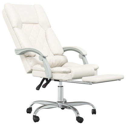 Silla De Oficina Reclinable Masaje Cuero Sintético Color