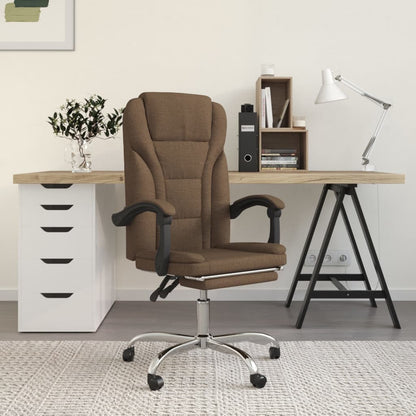 Silla De Oficina Reclinable De Tela