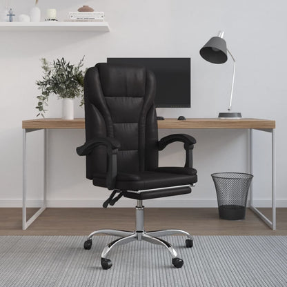 Silla De Oficina Reclinable Cuero Sintético