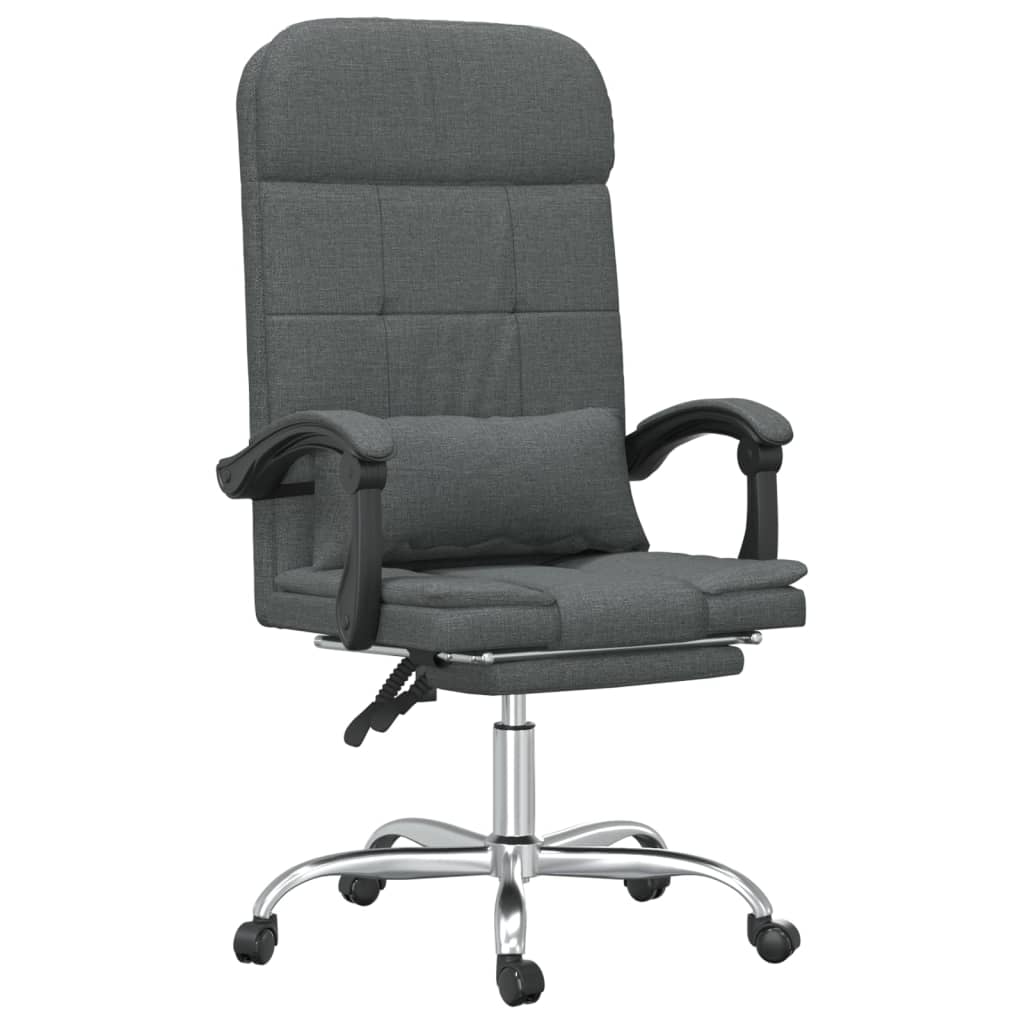 Silla De Oficina Reclinable Con Masaje De Tela