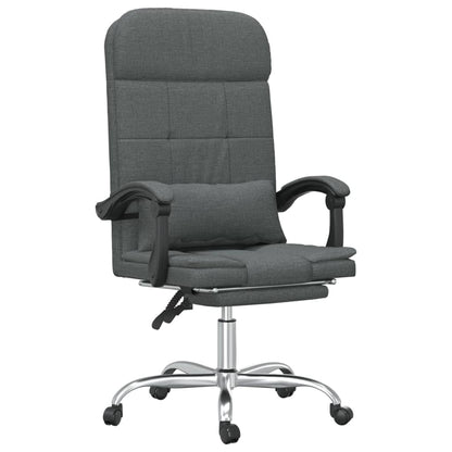 Silla De Oficina Reclinable Con Masaje De Tela