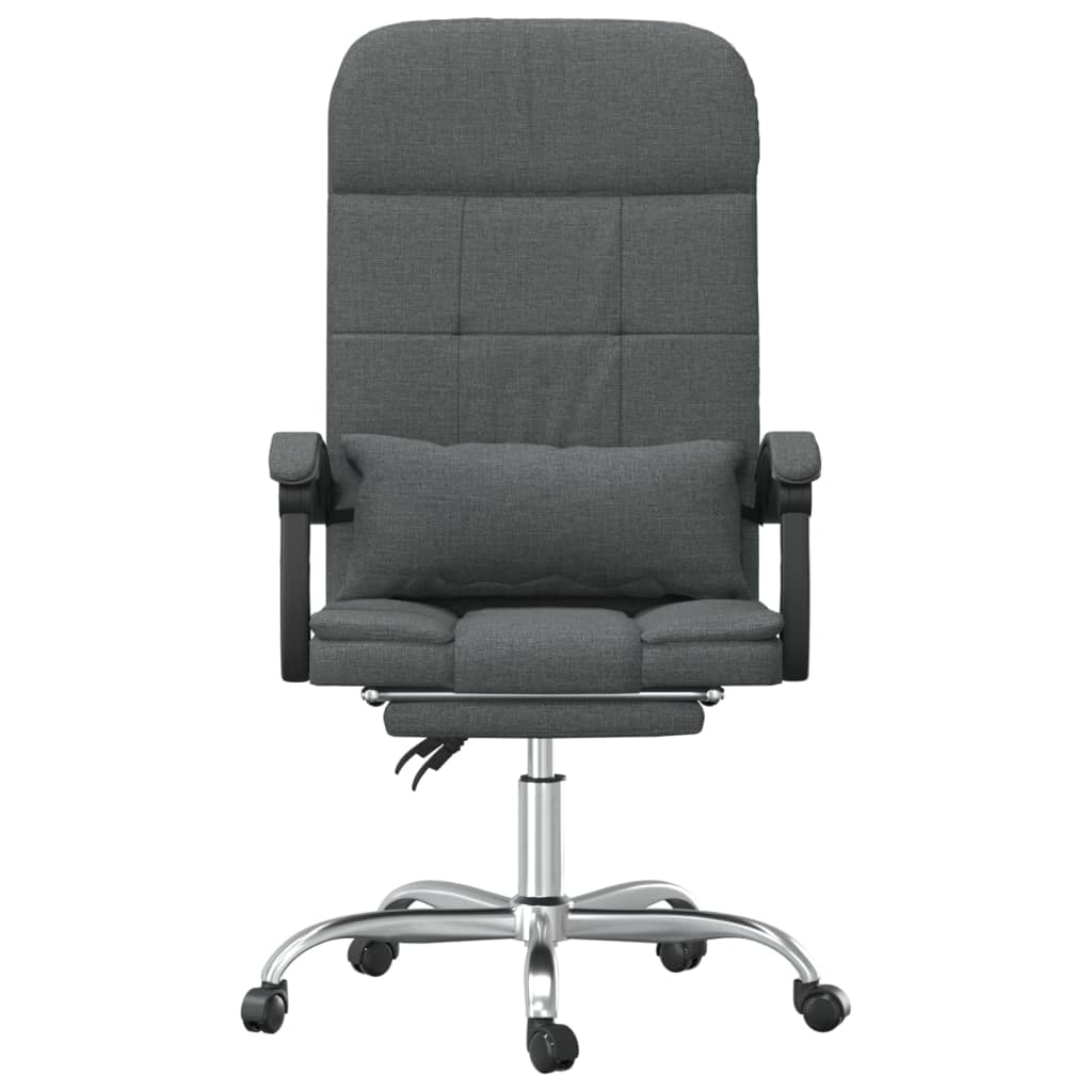 Silla De Oficina Reclinable Con Masaje De Tela