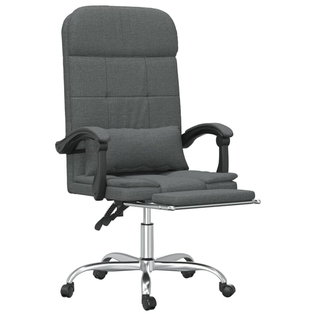 Silla De Oficina Reclinable Con Masaje De Tela