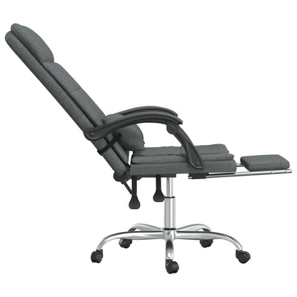 Silla De Oficina Reclinable Con Masaje De Tela