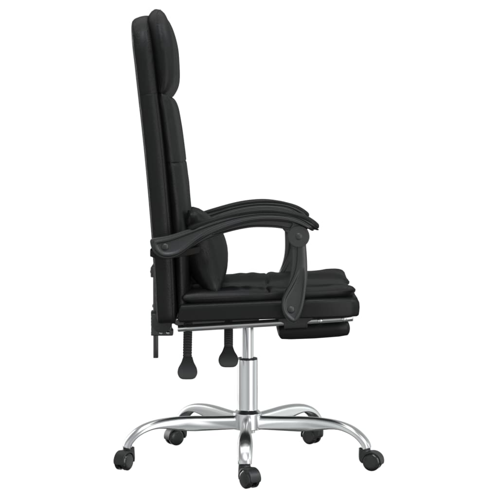 Silla De Oficina Reclinable Masaje Cuero Sintético