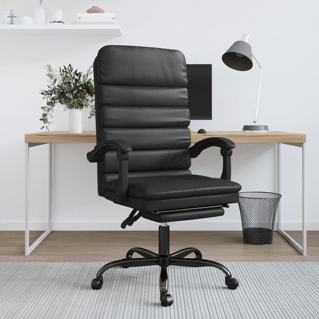 Silla De Oficina Reclinable Masaje Cuero Sintético