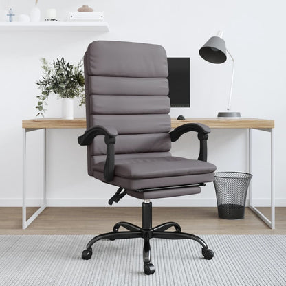 Silla De Oficina Reclinable Masaje Cuero Sintético