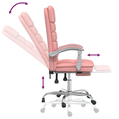 Silla De Oficina Reclinable Masaje Cuero Sintético