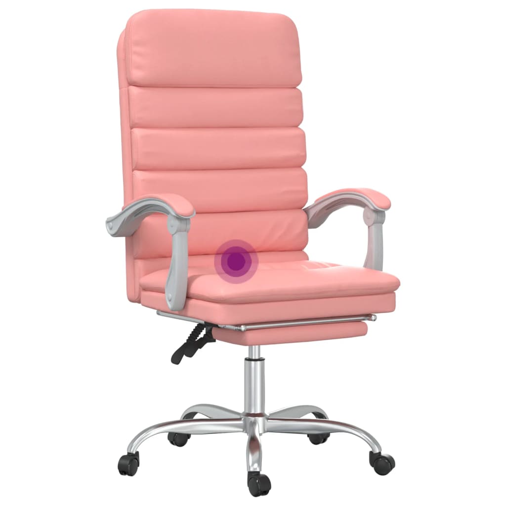 Silla De Oficina Reclinable Masaje Cuero Sintético