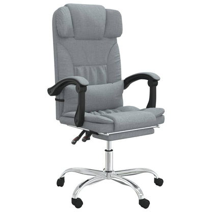 Silla De Oficina Reclinable Con Masaje De Tela