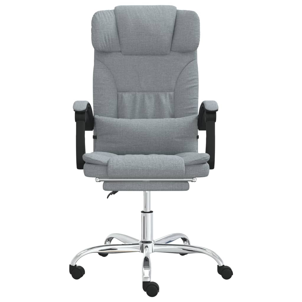Silla De Oficina Reclinable Con Masaje De Tela