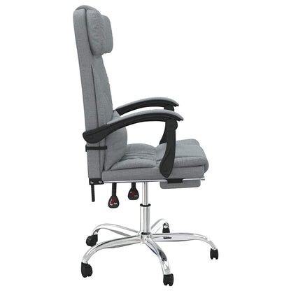 Silla De Oficina Reclinable Con Masaje De Tela