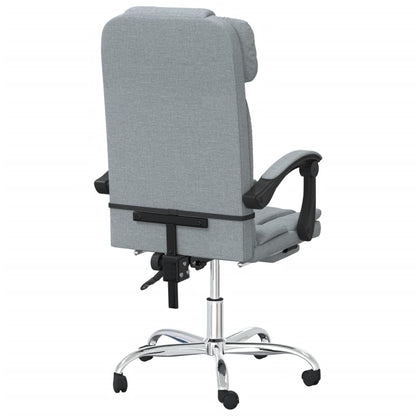 Silla De Oficina Reclinable Con Masaje De Tela
