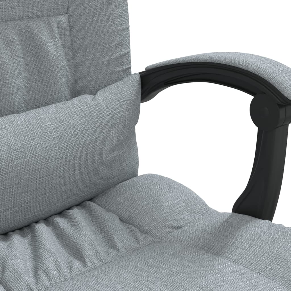 Silla De Oficina Reclinable Con Masaje De Tela