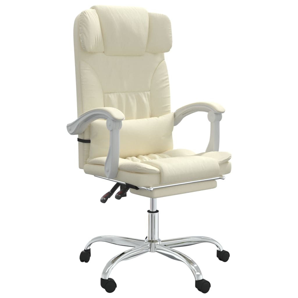 Silla De Oficina Reclinable Masaje Cuero Sintético Color