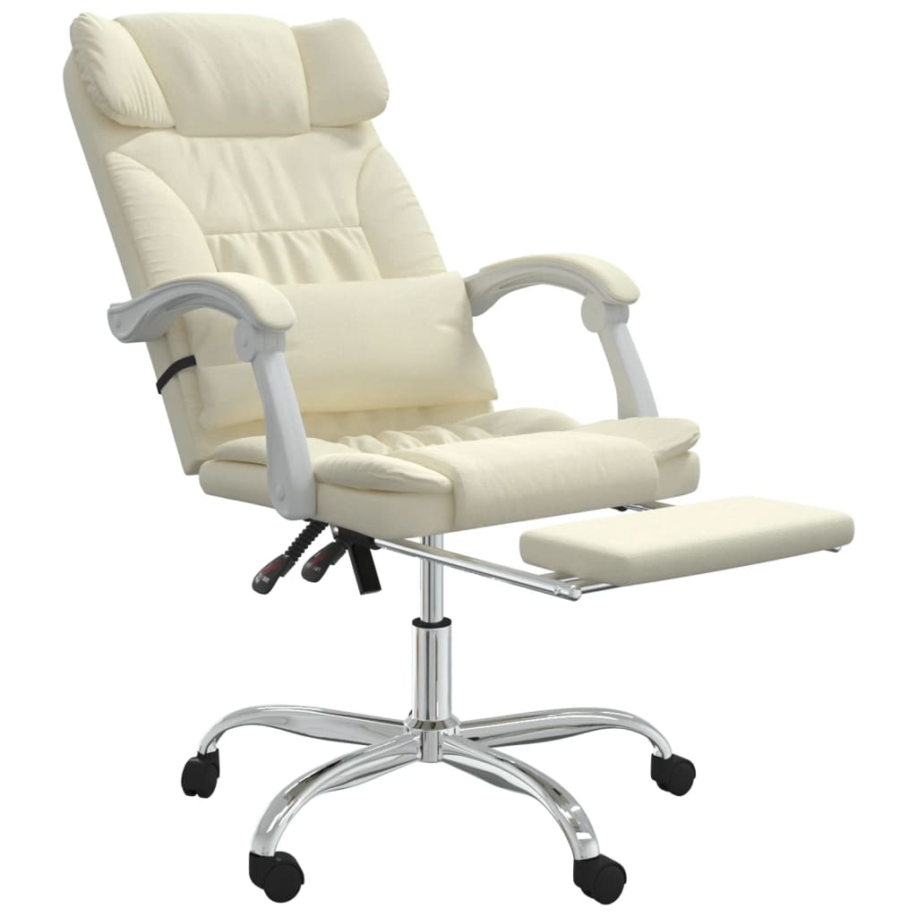 Silla De Oficina Reclinable Masaje Cuero Sintético Color