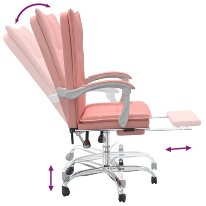 Silla De Oficina Reclinable Cuero Sintético