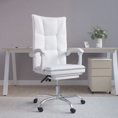 Silla De Oficina Reclinable Cuero Sintético