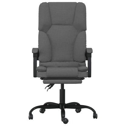 Sillón De Oficina Reclinable Con Masaje, Tapizado En Tela