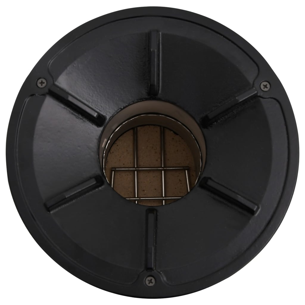 Hornillo De Leña Para Camping Acero Plateado 45X25X26 Cm
