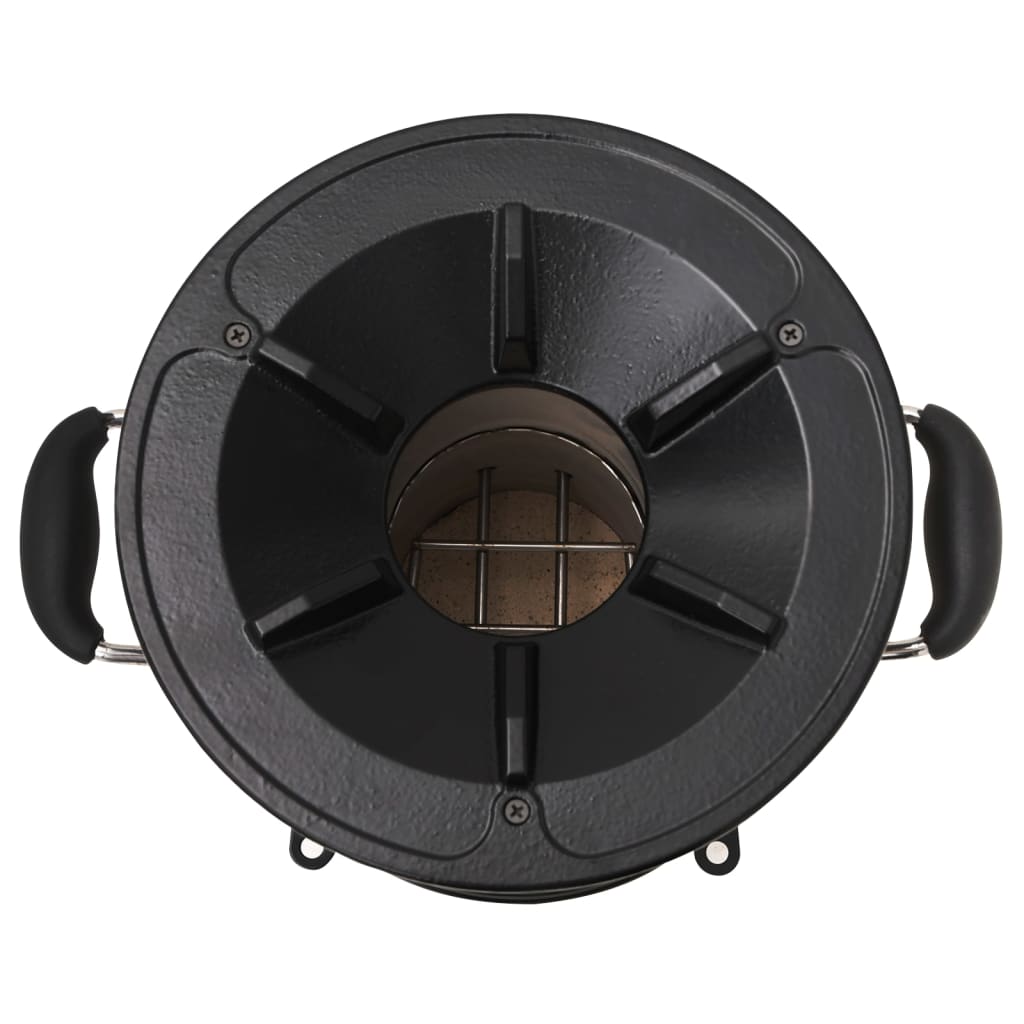 Cocina Leña Camping Acero Inoxidable Plateado 45,5X33X25,5 Cm