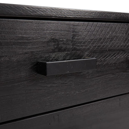 Cómoda De Madera Maciza De Pino 75X35X70 Cm