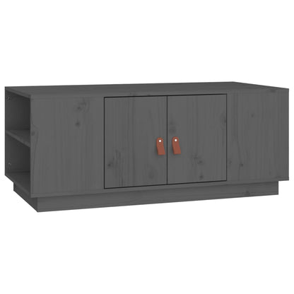 Mesa De Centro De Madera Maciza De Pino 100X50X41 Cm