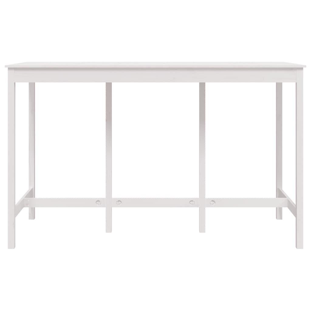 Mesa Alta De Bar Madera Maciza De Pino