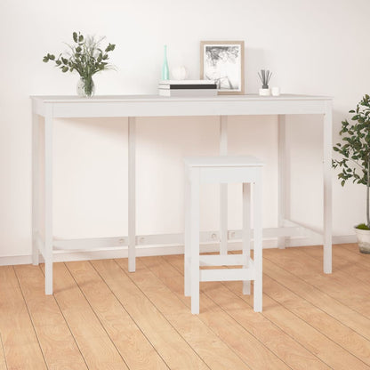 Mesa Alta De Bar Madera Maciza De Pino