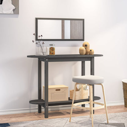 Mesa Consola De Madera Maciza De Pino 110X40X80 Cm